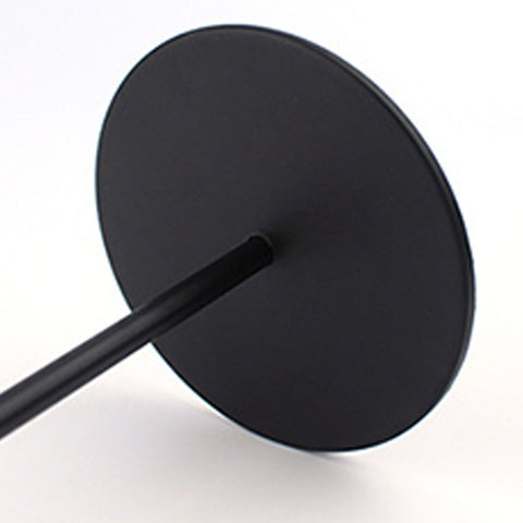2 Pcs Metal Candle Holder Simple Modern Design Antique Black Candlestick Decoration for Home Wedding