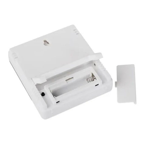 Mini Digital Thermometer Hygrometer Clock Indoor Room Temperature Humidity Gauge Meter Monitor