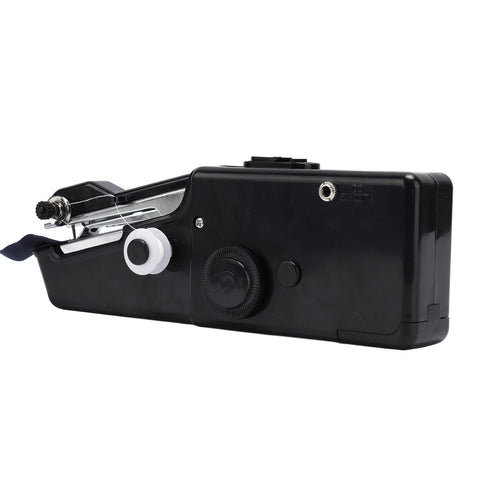 Handheld Sewing Machine Smoothing Stitching Portable Electric Sewing Tool for Home Travel Black