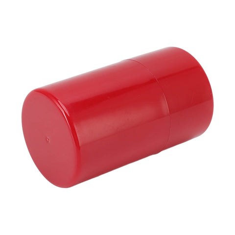 Round Plastic Airtight Stash Jar Smell Proof Tobacco Herb Storage Case Sealed Tank Container for Outdoor Travel Red