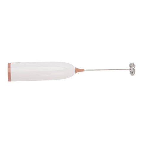 Household Electric Milk Frother Automatic Handheld Milk Foam Maker Coffee Stirring Bar Kitchen Drink Foamer White Coffee
