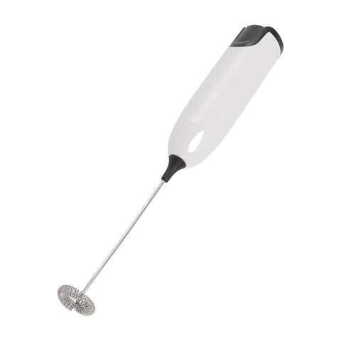 Household Electric Milk Frother Automatic Handheld Milk Foam Maker Coffee Stirring Bar Kitchen Drink Foamer White Black