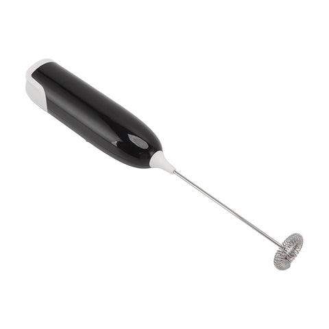 Household Electric Milk Frother Automatic Handheld Milk Foam Maker Coffee Stirring Bar Kitchen Drink Foamer Black White