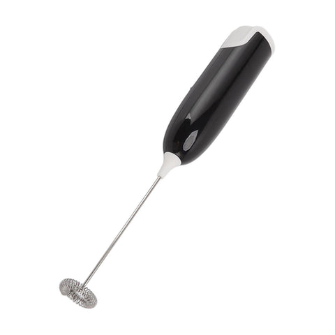 Household Electric Milk Frother Automatic Handheld Milk Foam Maker Coffee Stirring Bar Kitchen Drink Foamer Black White