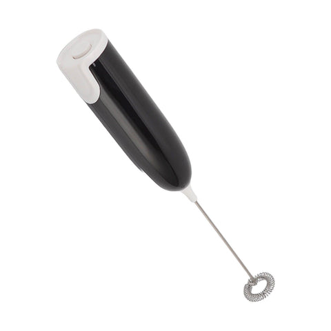 Household Electric Milk Frother Automatic Handheld Milk Foam Maker Coffee Stirring Bar Kitchen Drink Foamer Black White