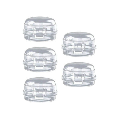 5Pcs Clear Stove Knob Covers Baby Safe Gas Stove Knob Covers Home Kitchen Switch Protection Tool for Infant Child Protector Transparent