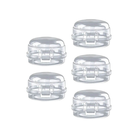 5Pcs Clear Stove Knob Covers Baby Safe Gas Stove Knob Covers Home Kitchen Switch Protection Tool for Infant Child Protector Transparent