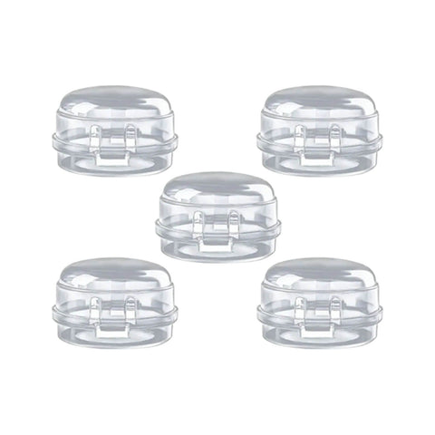 5Pcs Clear Stove Knob Covers Baby Safe Gas Stove Knob Covers Home Kitchen Switch Protection Tool for Infant Child Protector Transparent