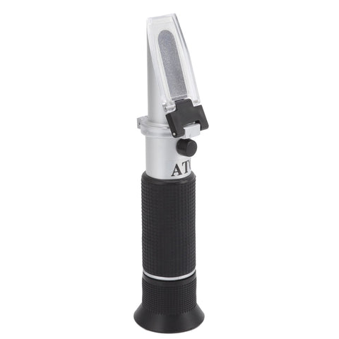 Brix Refractometer 3 in 1 Handheld Measure Sugar Content in Grape Wine Juice Alcohol Meter with ATC for Homebrew Kit
