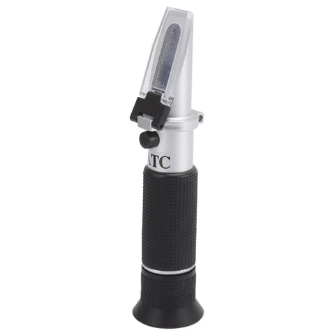 Brix Refractometer 3 in 1 Handheld Measure Sugar Content in Grape Wine Juice Alcohol Meter with ATC for Homebrew Kit
