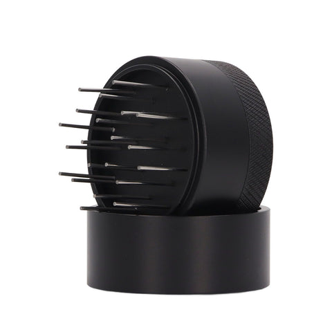 Coffee Needle Distributor Rust Resistant Stainless Steel Needle Coffee Stirrer with Base for Cafes Home 53MM