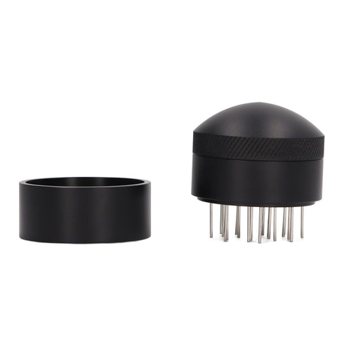 Coffee Needle Distributor Rust Resistant Stainless Steel Needle Coffee Stirrer with Base for Cafes Home 58MM