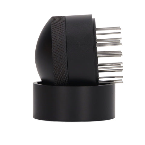 Coffee Needle Distributor Rust Resistant Stainless Steel Needle Coffee Stirrer with Base for Cafes Home 58MM