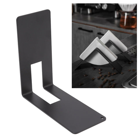 Coffee Filter Paper Holder Stainless Steel Coffee Paper Storage Container Dispenser Rack Coffee Filter Paper Stand