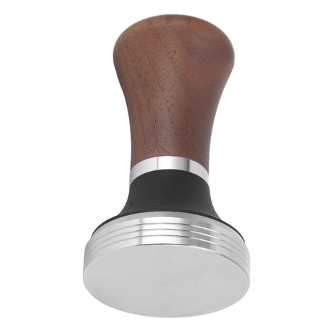 51mm Coffee Tamper Food Grade Stainless Steel Pressure Tamper with Wooden Handle for Coffee Tools