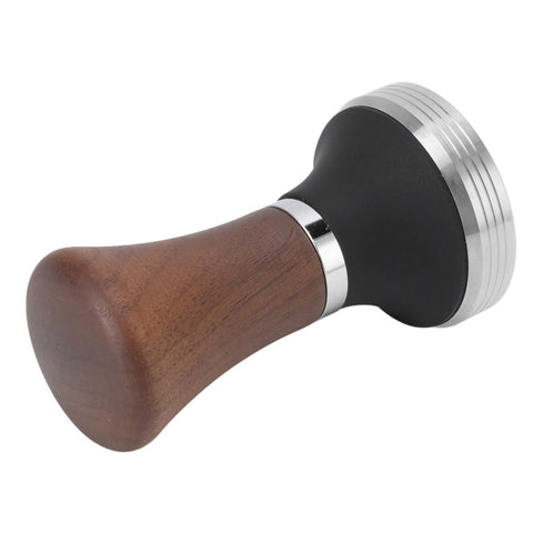 51mm Coffee Tamper Food Grade Stainless Steel Pressure Tamper with Wooden Handle for Coffee Tools