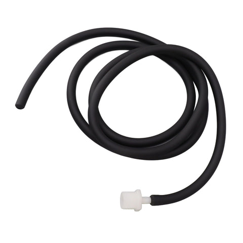 Enema Kit Portable Reusable Silicone Shower Enema Tube for Cleaning Anal Colon and Vagina Black 200cm/78.7in