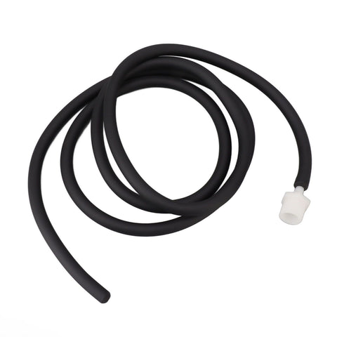 Enema Kit Portable Reusable Silicone Shower Enema Tube for Cleaning Anal Colon and Vagina Black 200cm/78.7in