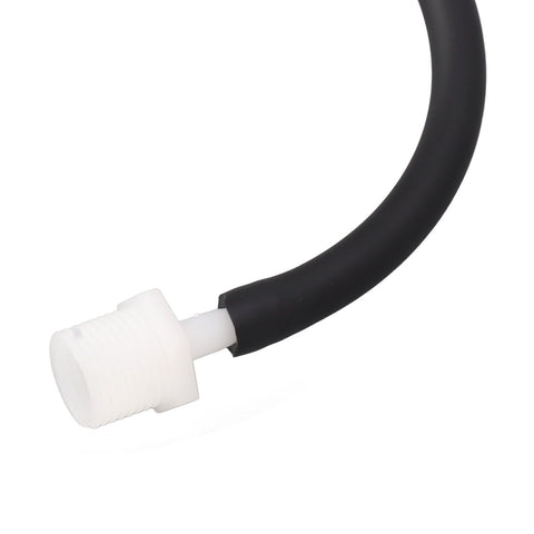 Enema Kit Portable Reusable Silicone Shower Enema Tube for Cleaning Anal Colon and Vagina Black 200cm/78.7in