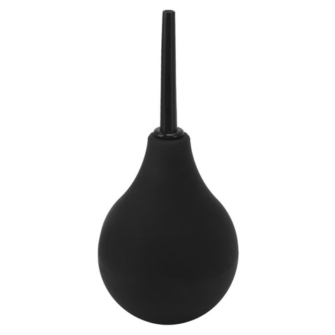 Enema Bulb Kit Silicone Douche Bulb with Single Use Hose Women Enemator Astriction Anal Cleaner Black 89ml