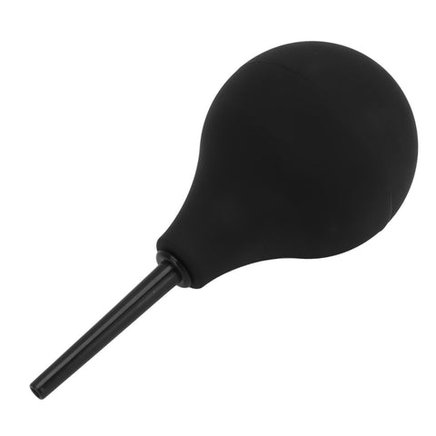 Enema Bulb Kit Silicone Douche Bulb with Single Use Hose Women Enemator Astriction Anal Cleaner Black 89ml