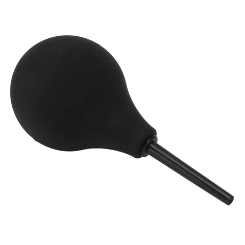 Enema Bulb Kit Silicone Douche Bulb with Single Use Hose Women Enemator Astriction Anal Cleaner Black 89ml