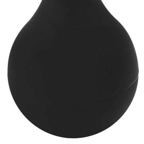 Enema Bulb Kit Silicone Douche Bulb with Single Use Hose Women Enemator Astriction Anal Cleaner Black 89ml