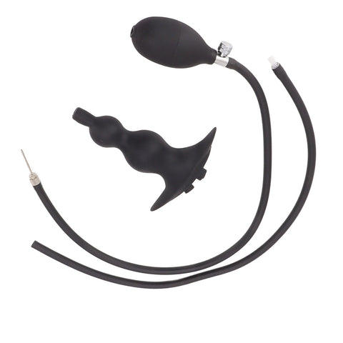 Silicone Enema Bulb Kit Inflatable Soft Flexible Clean Anal Douche Enema Kit for Women Men Beginner Health Style 1
