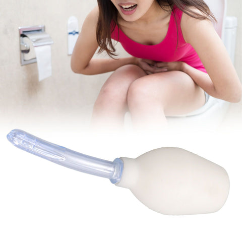 Anal Douche for Women and Men Silicone Vagina Cleaner Enema Bulb Kit for Colon Cleansing 310ml