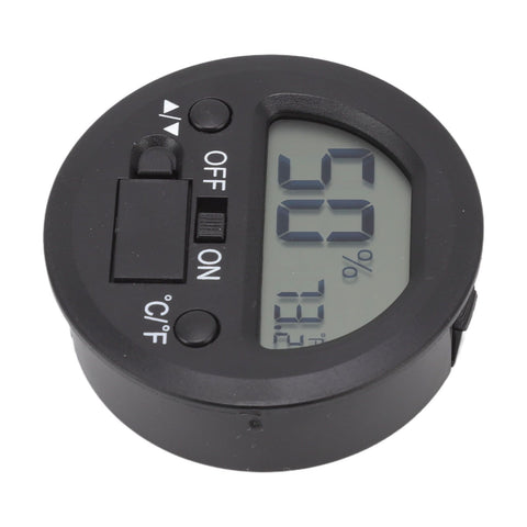 Temperature Humidity Meter Portable Round Embedded Electronic Digital Display Temperature Humidity Gauge