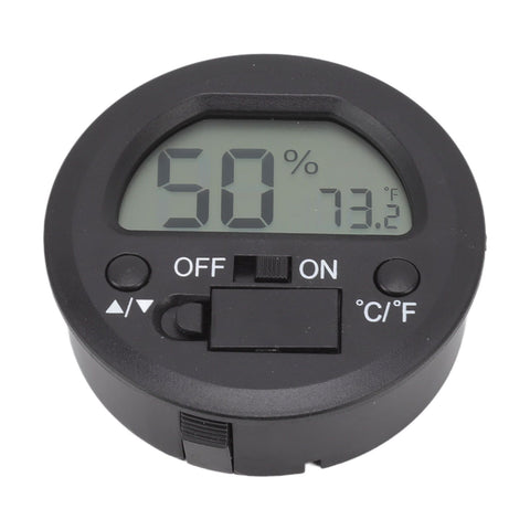 Temperature Humidity Meter Portable Round Embedded Electronic Digital Display Temperature Humidity Gauge
