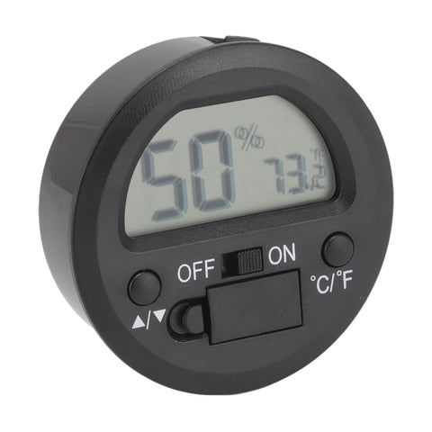 Temperature Humidity Meter Portable Round Embedded Electronic Digital Display Temperature Humidity Gauge