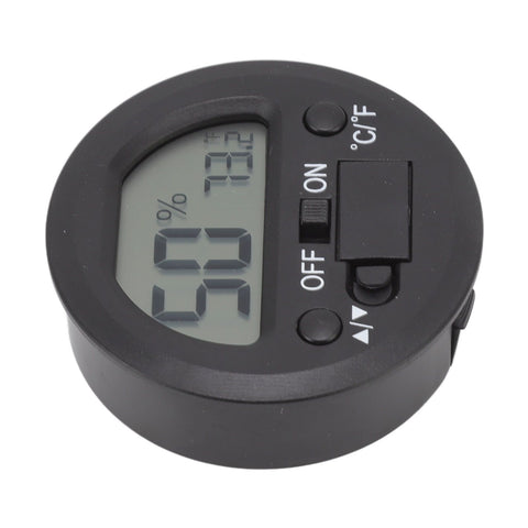 Temperature Humidity Meter Portable Round Embedded Electronic Digital Display Temperature Humidity Gauge