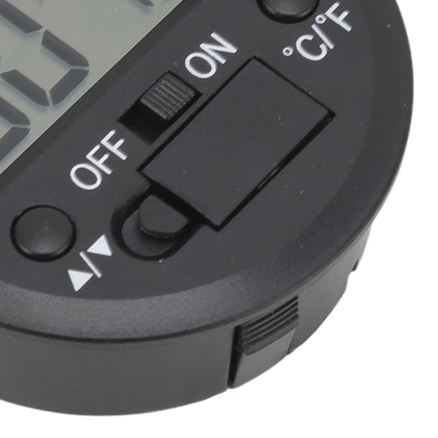 Temperature Humidity Meter Portable Round Embedded Electronic Digital Display Temperature Humidity Gauge