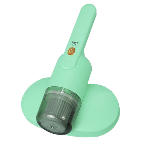 Bed Mite Remover Double Beat Handheld UV Mattress Vacuum Cleaner with Filter for Home Bedroom Green