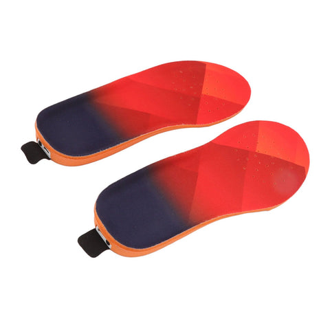 Electric Heated Insoles Graphene USB Rechargeable Foot Warmers with Remote Control for Winter Outdoor Activities Size 39‑42