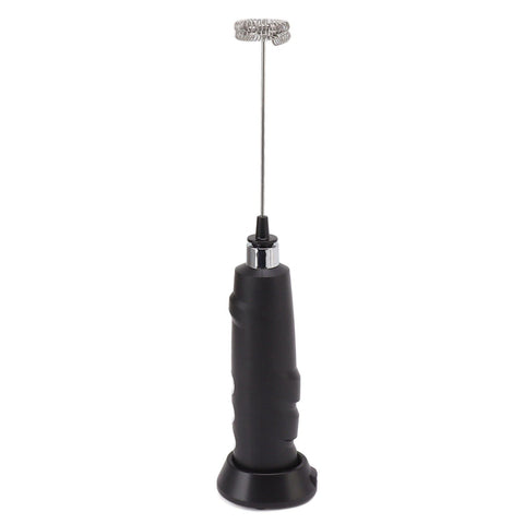 Electric Tumbler Stirrer Rechargeable Handheld Mini Foam Maker for Coffee Egg Hot Chocolate Black
