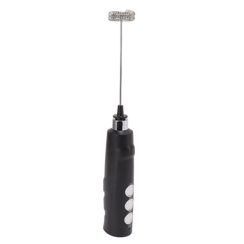 Electric Tumbler Stirrer Rechargeable Handheld Mini Foam Maker for Coffee Egg Hot Chocolate Black