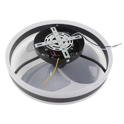 Ceiling Fan Light 6 Speed Remote Control 3 Color LED Ceiling Fan Lamp for Living Room 110V