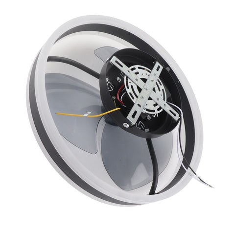 Ceiling Fan Light 6 Speed Remote Control 3 Color LED Ceiling Fan Lamp for Living Room 110V
