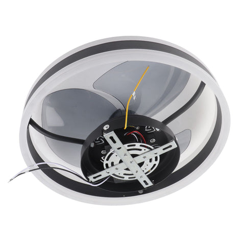 Ceiling Fan Light 6 Speed Remote Control 3 Color LED Ceiling Fan Lamp for Living Room 110V