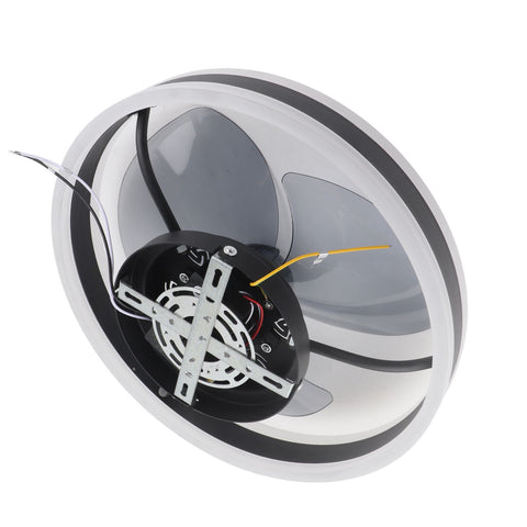 Ceiling Fan Light 6 Speed Remote Control 3 Color LED Ceiling Fan Lamp for Living Room 110V