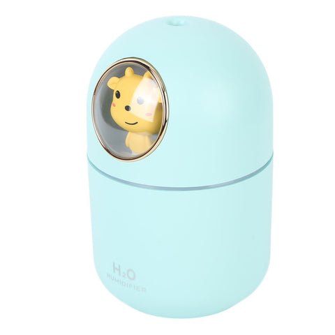 Humidifier Aroma Diffuser USB Power Supply 300ml Capacity Auto Shutdown Home Decoration for Room Office Blue Cow