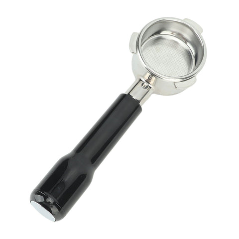 Bottomless Portafilter 54mm Stainless Steel 3 Ears Coffee Portafilter for Breville 8 Type C2 Black Plastic