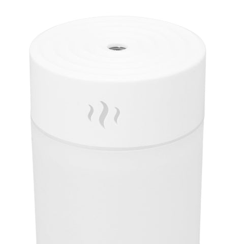Mini Humidifier 260ml Colorful LED Light USB Charge Simple White Portable Desk Humidifier for Bedroom Office Car