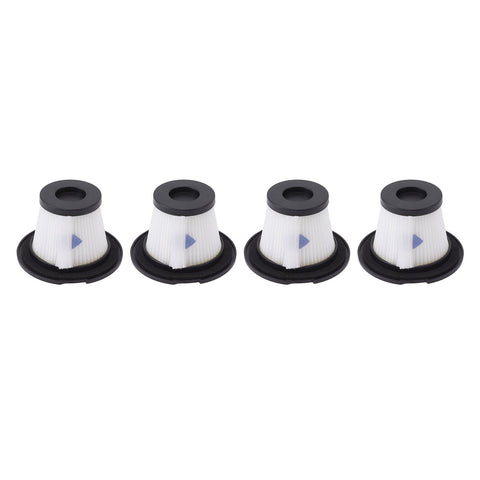 4pcs Vacuum Cleaner Replacement Filters Washable Vacuum Filter Detachable Vacuum Cleaner Filter Accessory for Moosoo K17 for INSE N6s