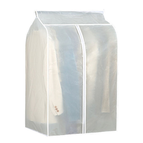 Super Large Transparent 3D Zipper Clothes Dust Cover Wardrobe Storage Bag Waterproof Dustproof Suit Coat Protector 120x100x50cm