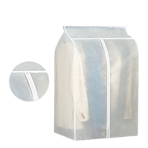 Super Large Transparent 3D Zipper Clothes Dust Cover Wardrobe Storage Bag Waterproof Dustproof Suit Coat Protector 120x100x50cm