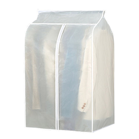 Super Large Transparent 3D Zipper Clothes Dust Cover Wardrobe Storage Bag Waterproof Dustproof Suit Coat Protector 120x100x50cm