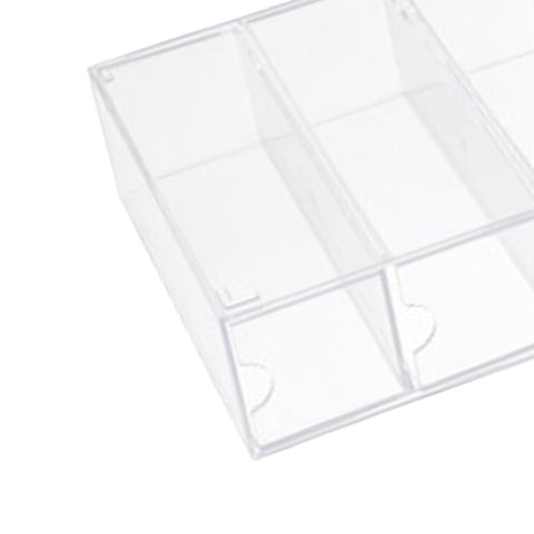 4 Drawers Eyeglass Storage Organizer Box Clear Acrylic Stackable Sunglasses Display Holder Organizer for Makeup Office Items